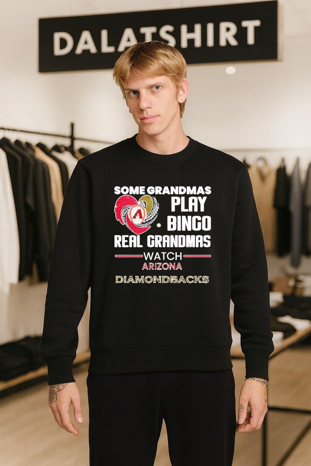 Some Grandmas Play Bingo Real Grandmas Watch Arizona Diamondbacks shirt