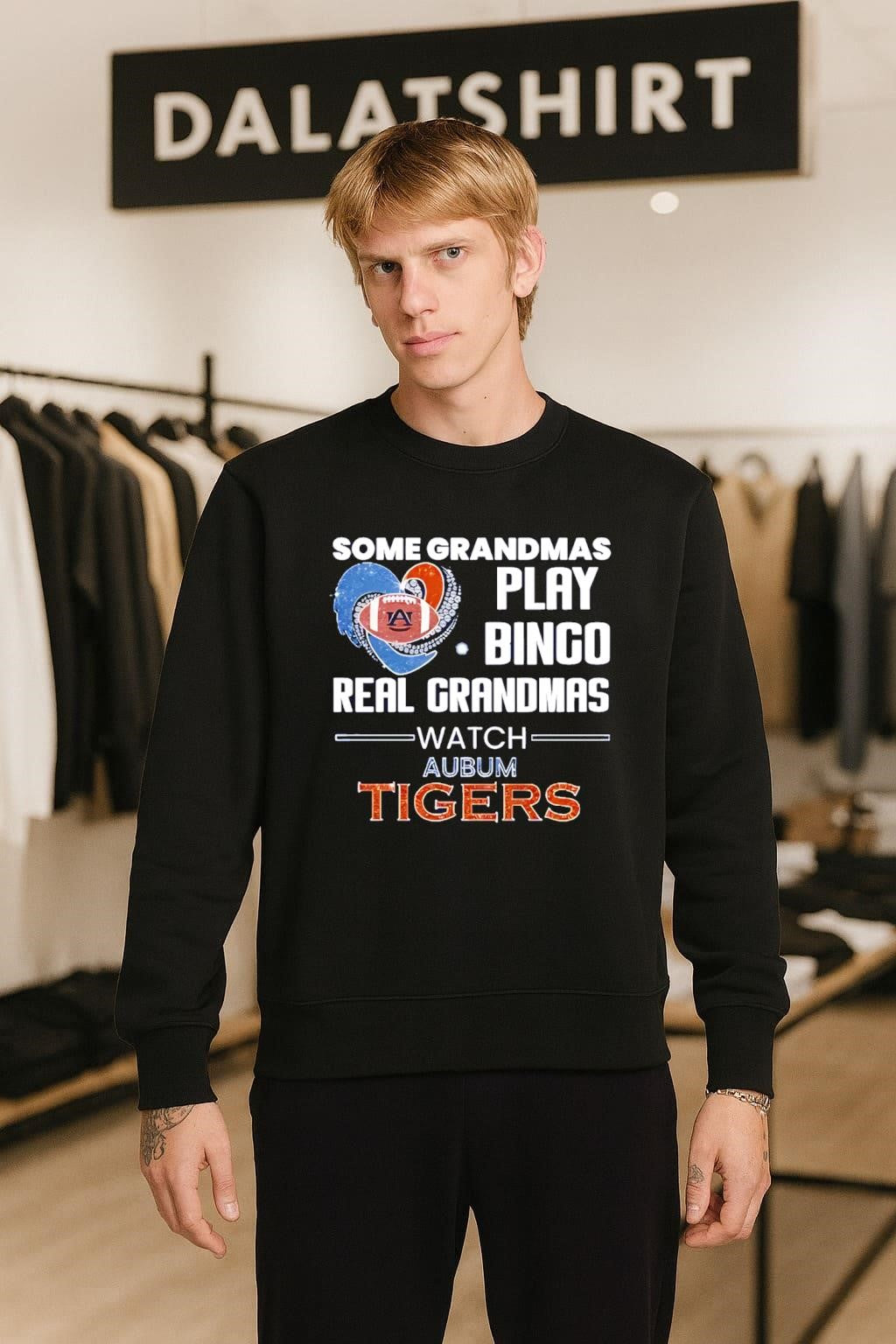Some Grandmas Play Bingo Real Grandmas Watch Auburn Tigers shirt