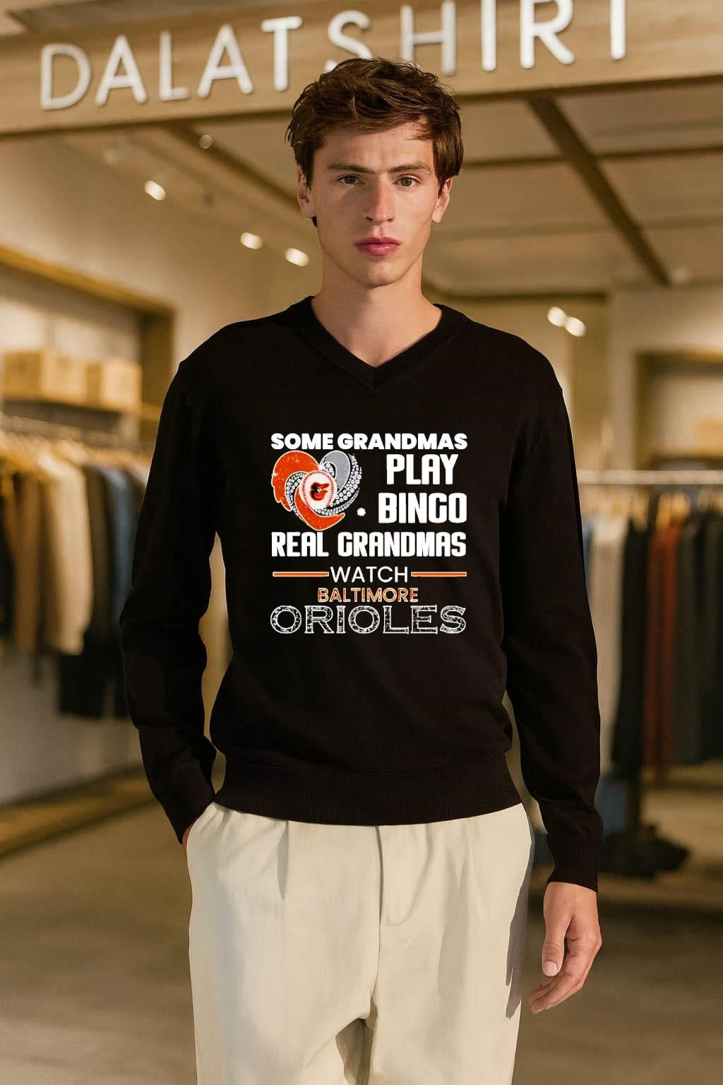 Some Grandmas Play Bingo Real Grandmas Watch Baltimore Orioles shirt
