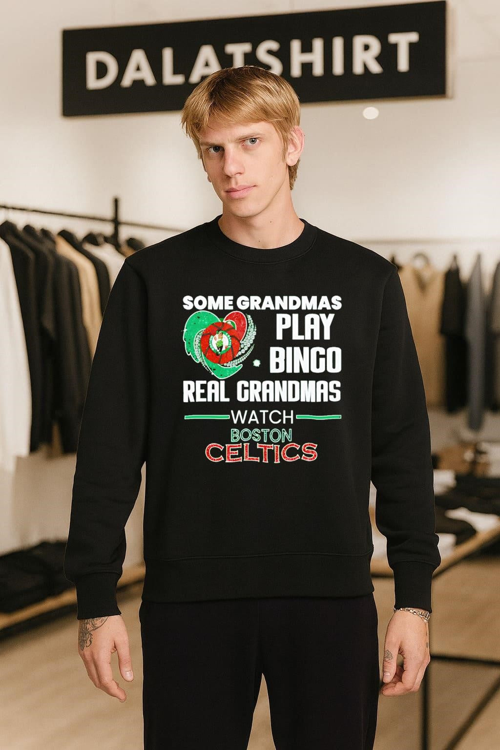 Some Grandmas Play Bingo Real Grandmas Watch Boston Celtics shirt