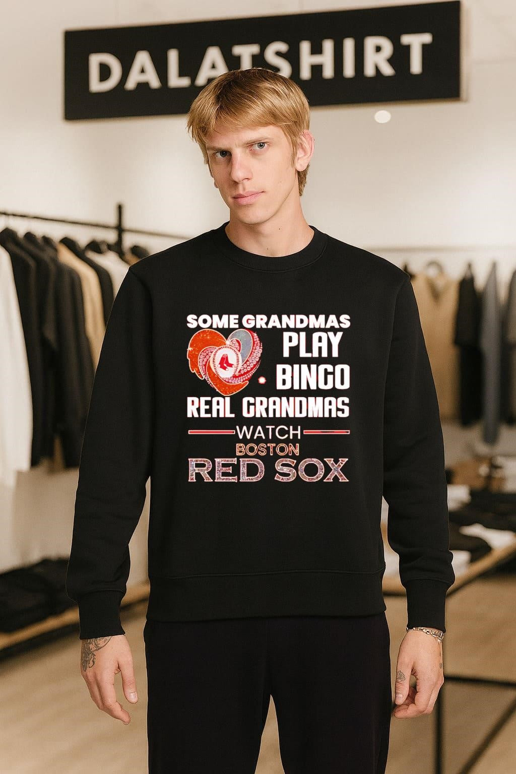 Some Grandmas Play Bingo Real Grandmas Watch Boston Red Sox shirt