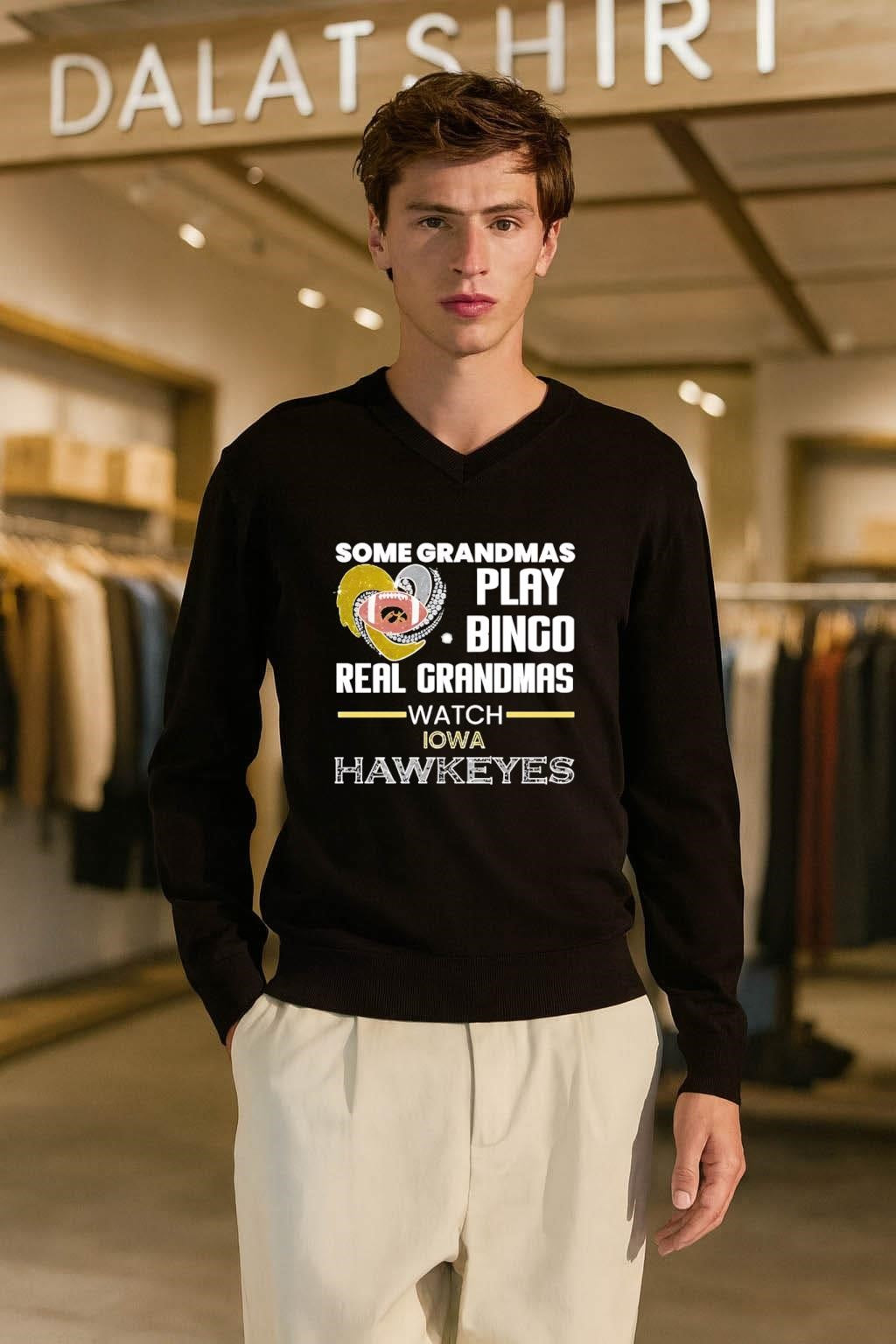 Some Grandmas Play Bingo Real Grandmas Watch Iowa Hawkeyes shirt