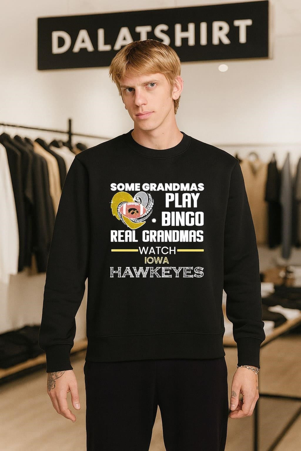 Some Grandmas Play Bingo Real Grandmas Watch Iowa Hawkeyes shirt
