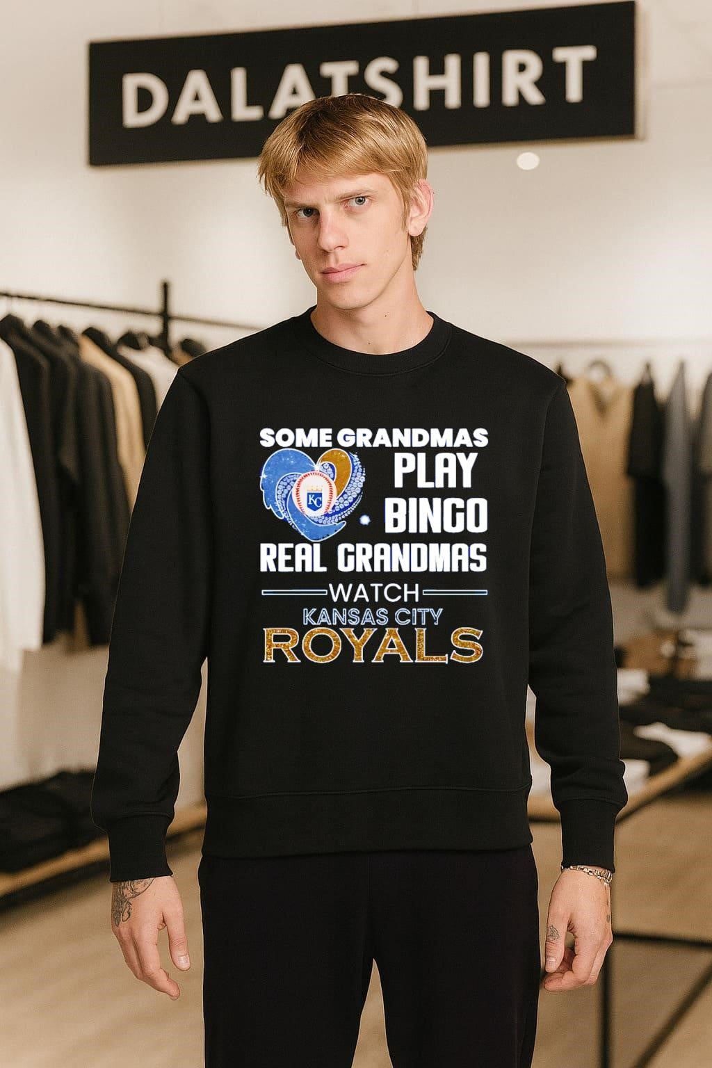 Some Grandmas Play Bingo Real Grandmas Watch Kansas City Royals shirt