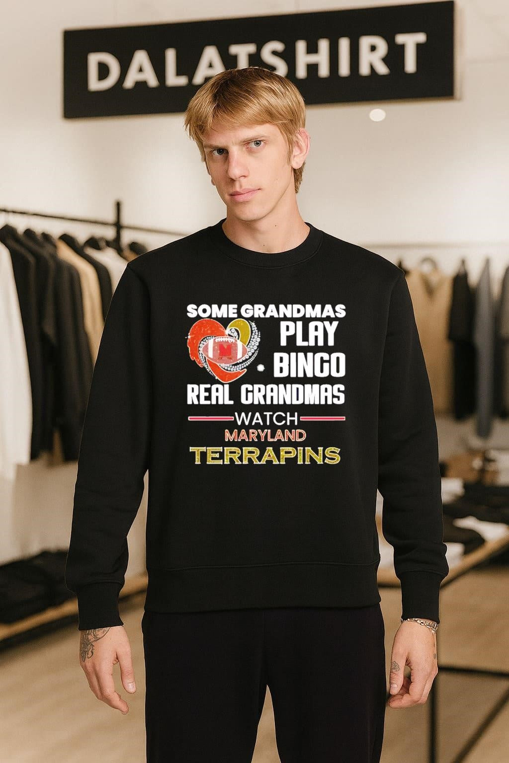 Some Grandmas Play Bingo Real Grandmas Watch Maryland Terrapins shirt