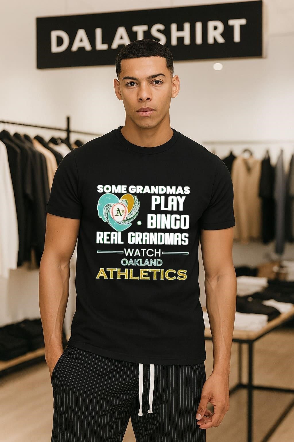 Some Grandmas Play Bingo Real Grandmas Watch Oakland Athletics shirt