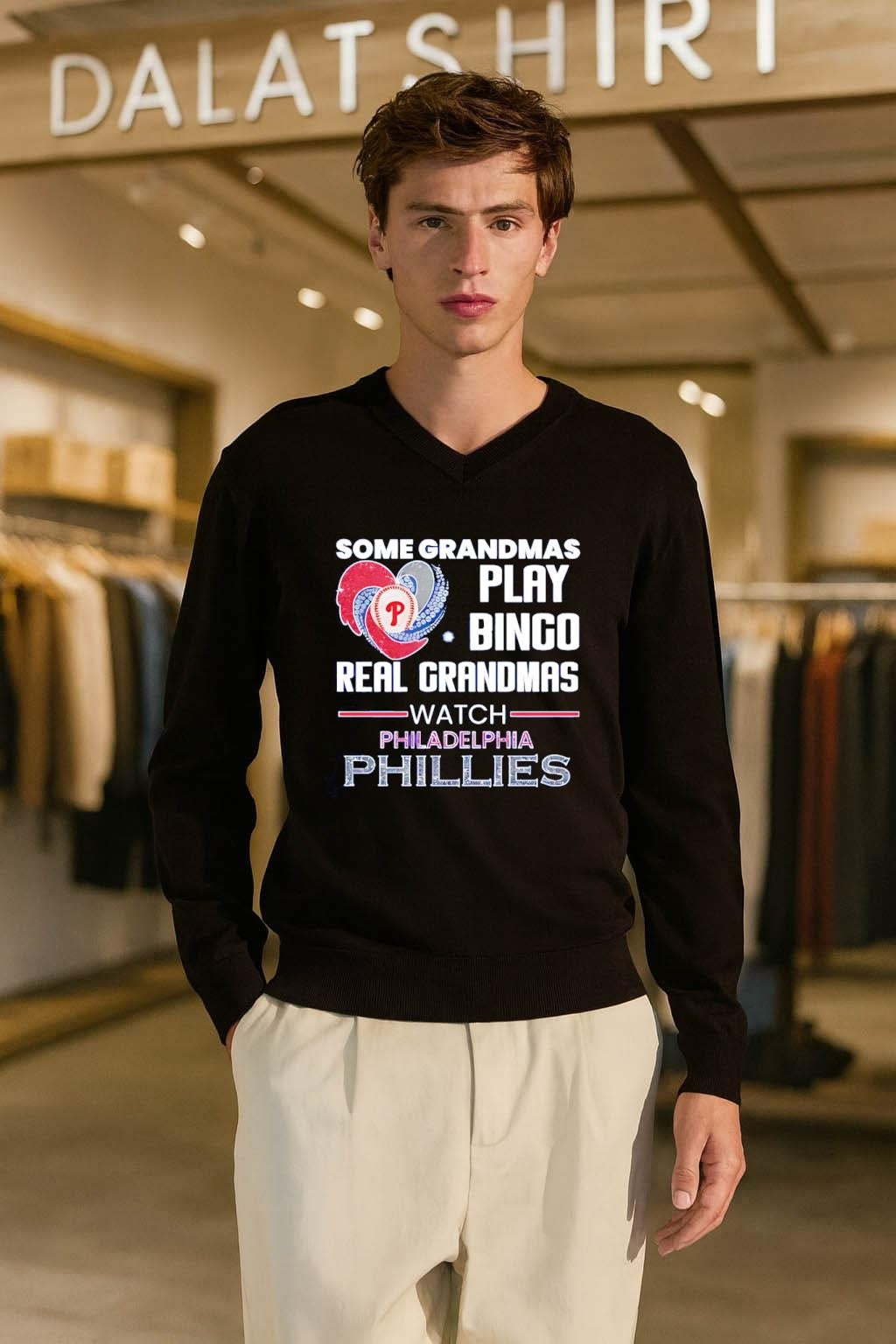 Some Grandmas Play Bingo Real Grandmas Watch Philadelphia Phillies shirt
