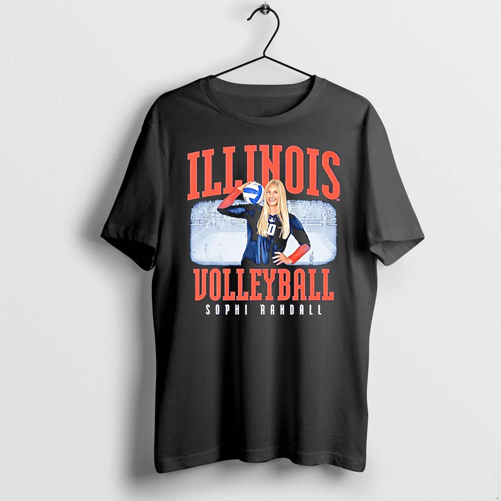 Sophi Randall Illinois Volleyball Illustrated Tshirts Sweater