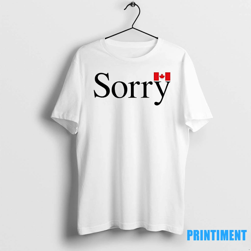 Sorry Canada Flag Tshirts Sweater