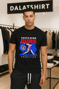 South Bend Cubs Tradition baseball player bear logo shirt