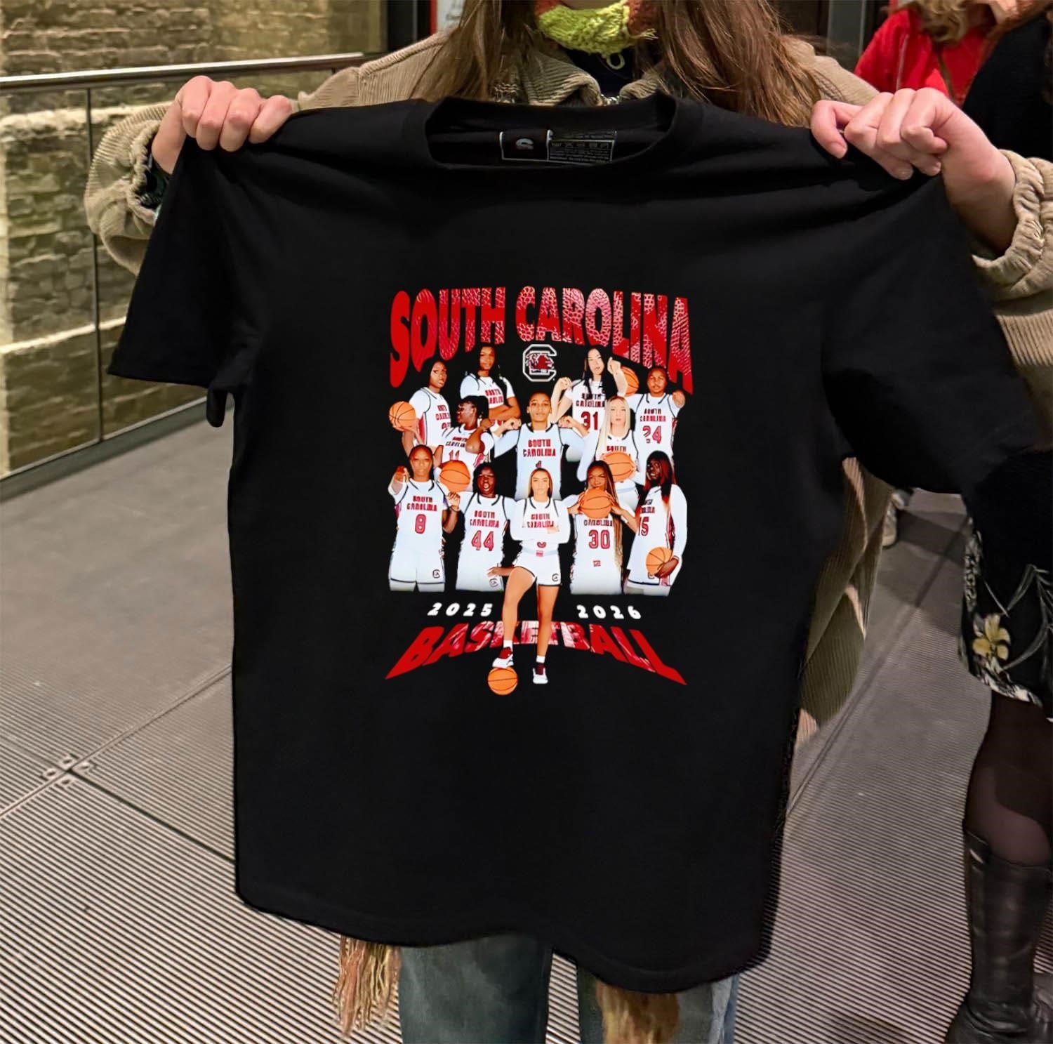South Carolina Gamecocks Women’s Basketball 2025 2026 Team Roster shirt