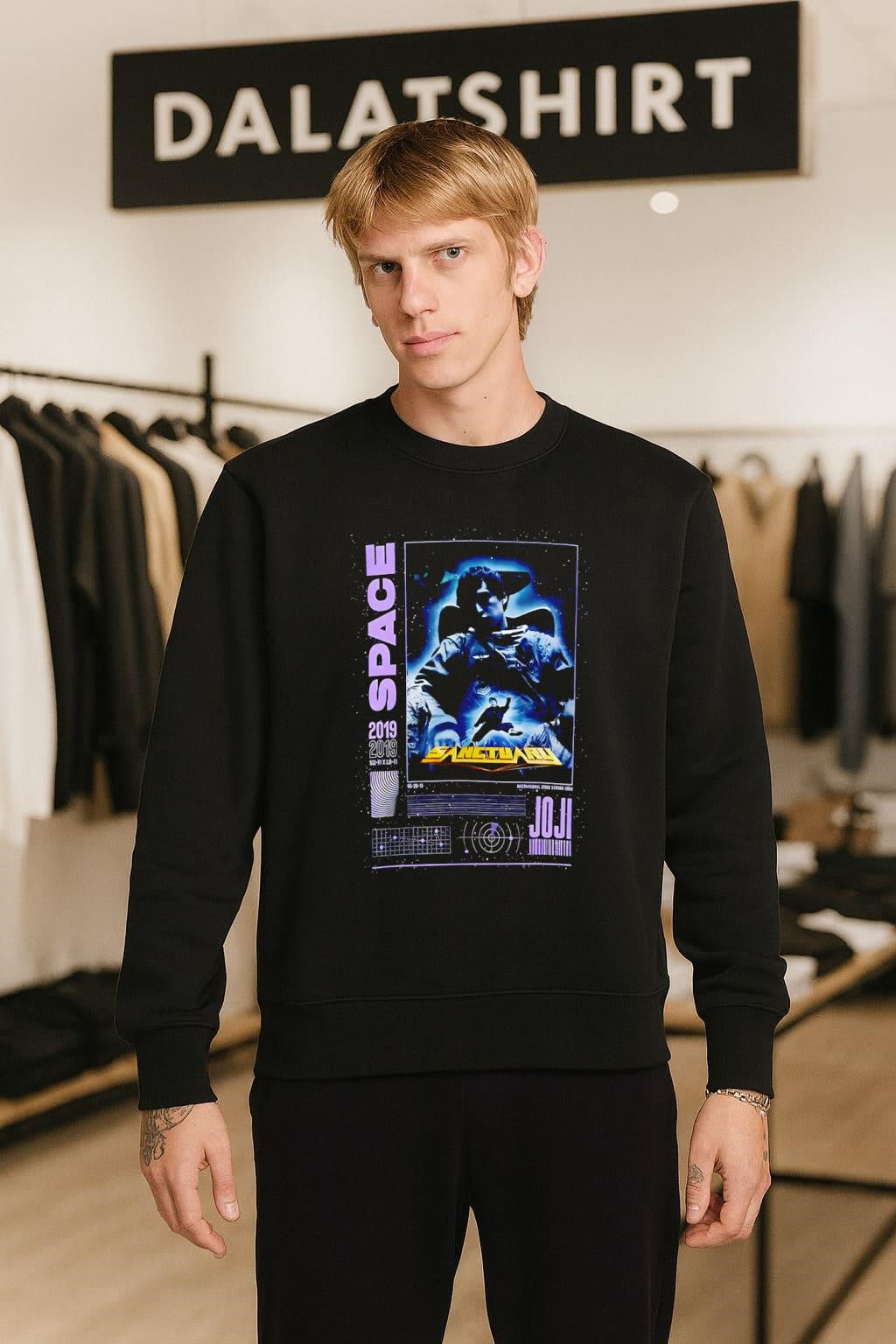 Space Sanctuary Joji 2019 Sci-Fi Lo-Fi International Space Station Radar shirt