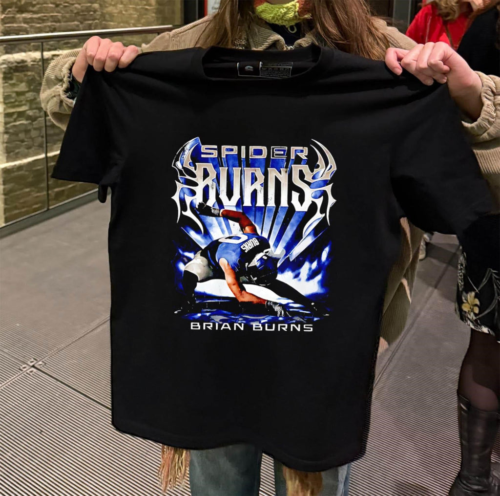 Spider Burns Brian Burns Football Pose shirt