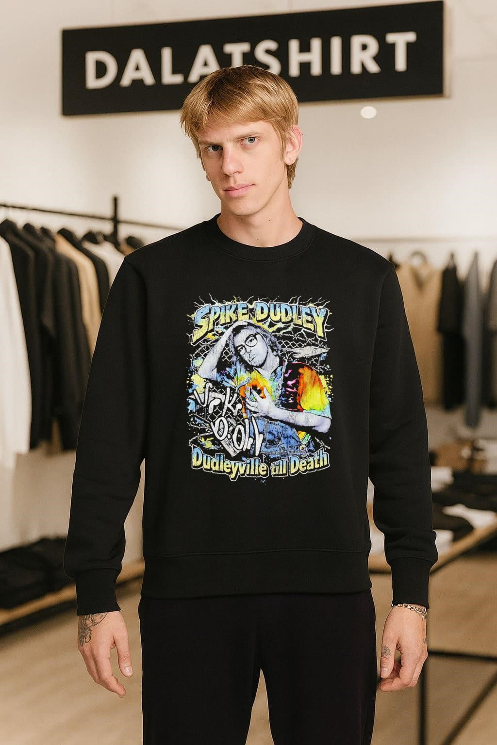 Spike Dudley Dudleyville Till Death Wrestling Action shirt