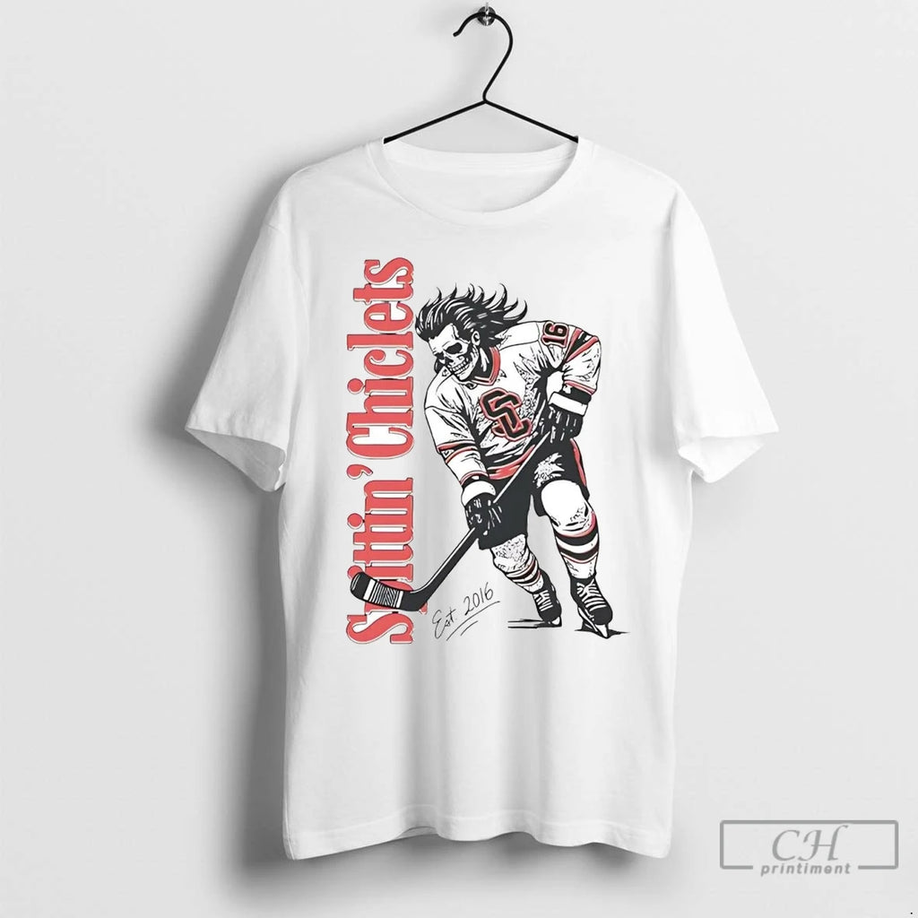 Spittin Chiclets Skullet Est 2016 T Shirts