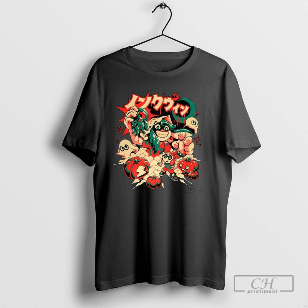 Splatoon Game Character Inkween Halloween T Shirts