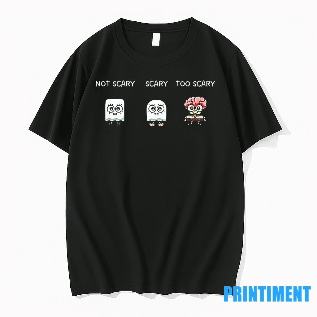 Spongebob Scariness Range Not Scary Scary To Scary Tshirts Sweater