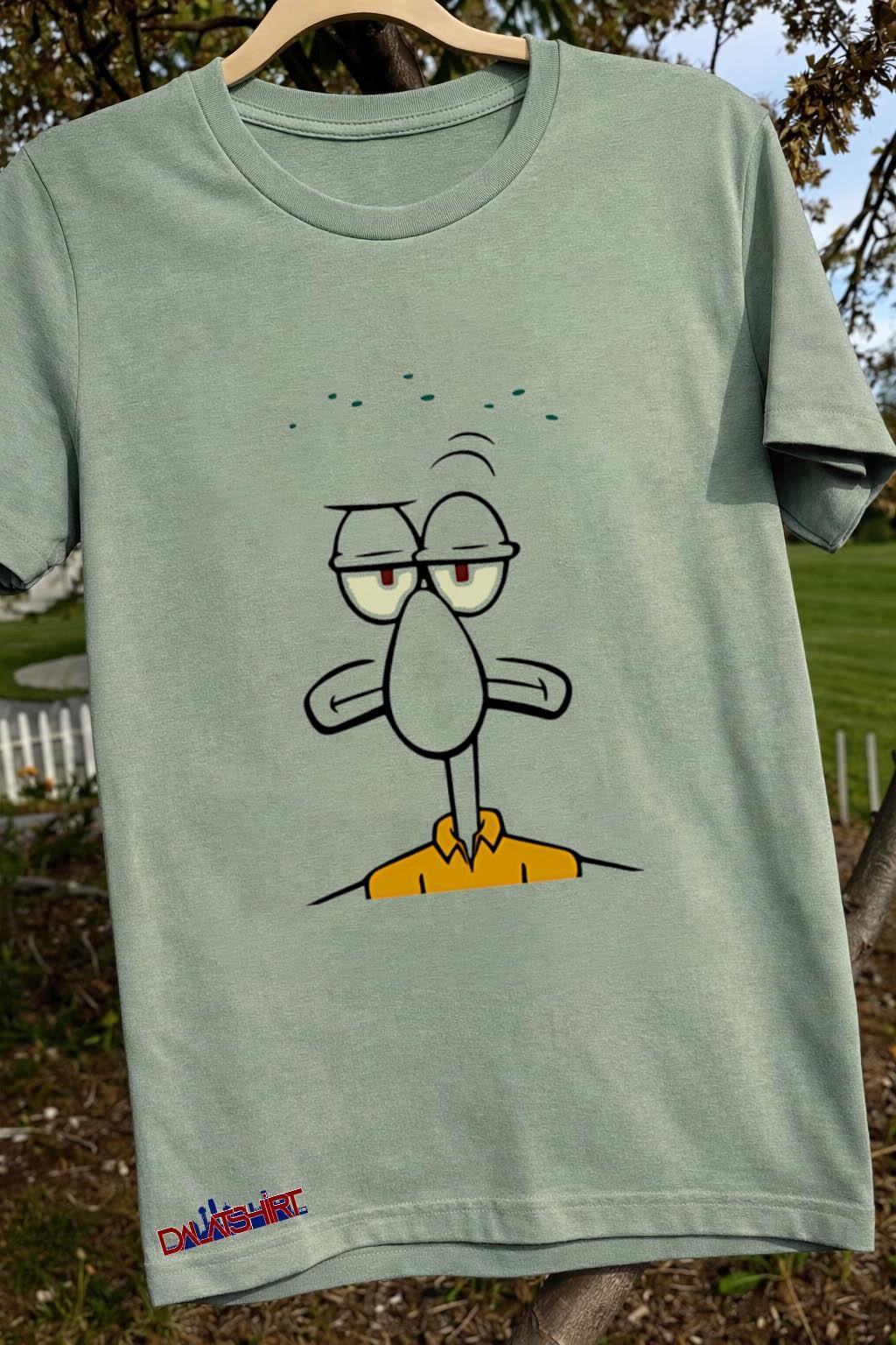 Spongebob Squidward Face shirt