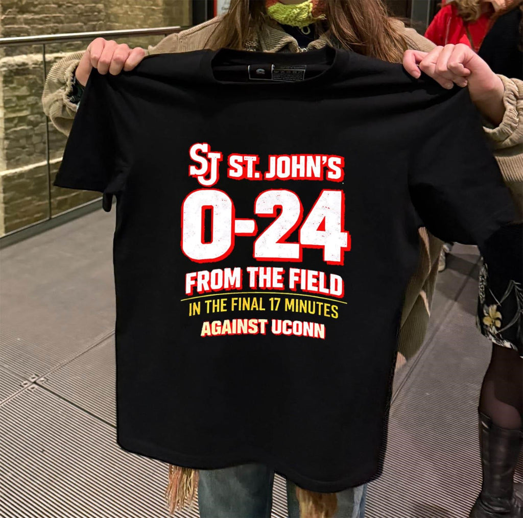 St. John’s 0-24 From The Field Against UConn shirt