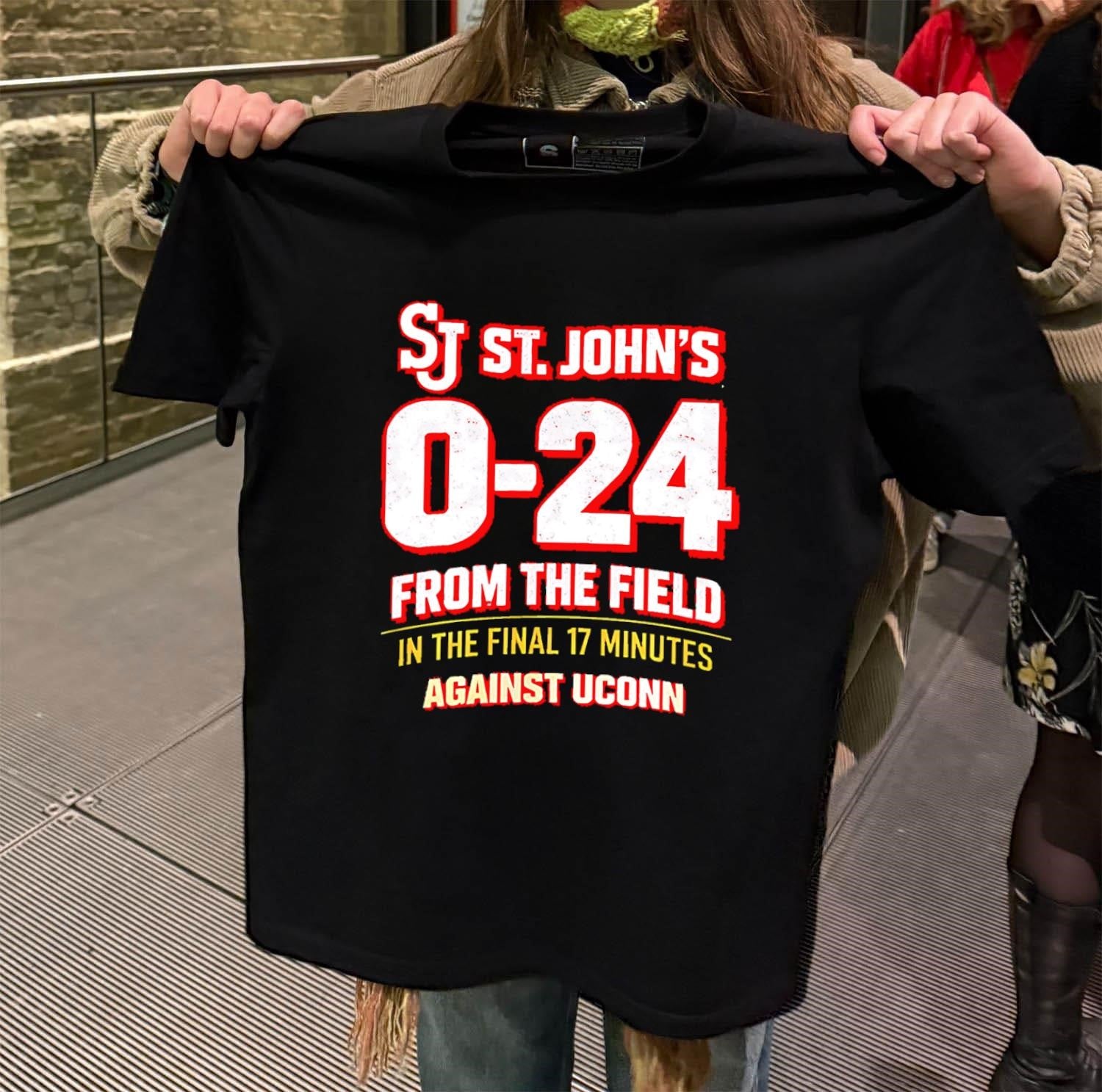 St. John’s 0-24 From The Field Against UConn shirt