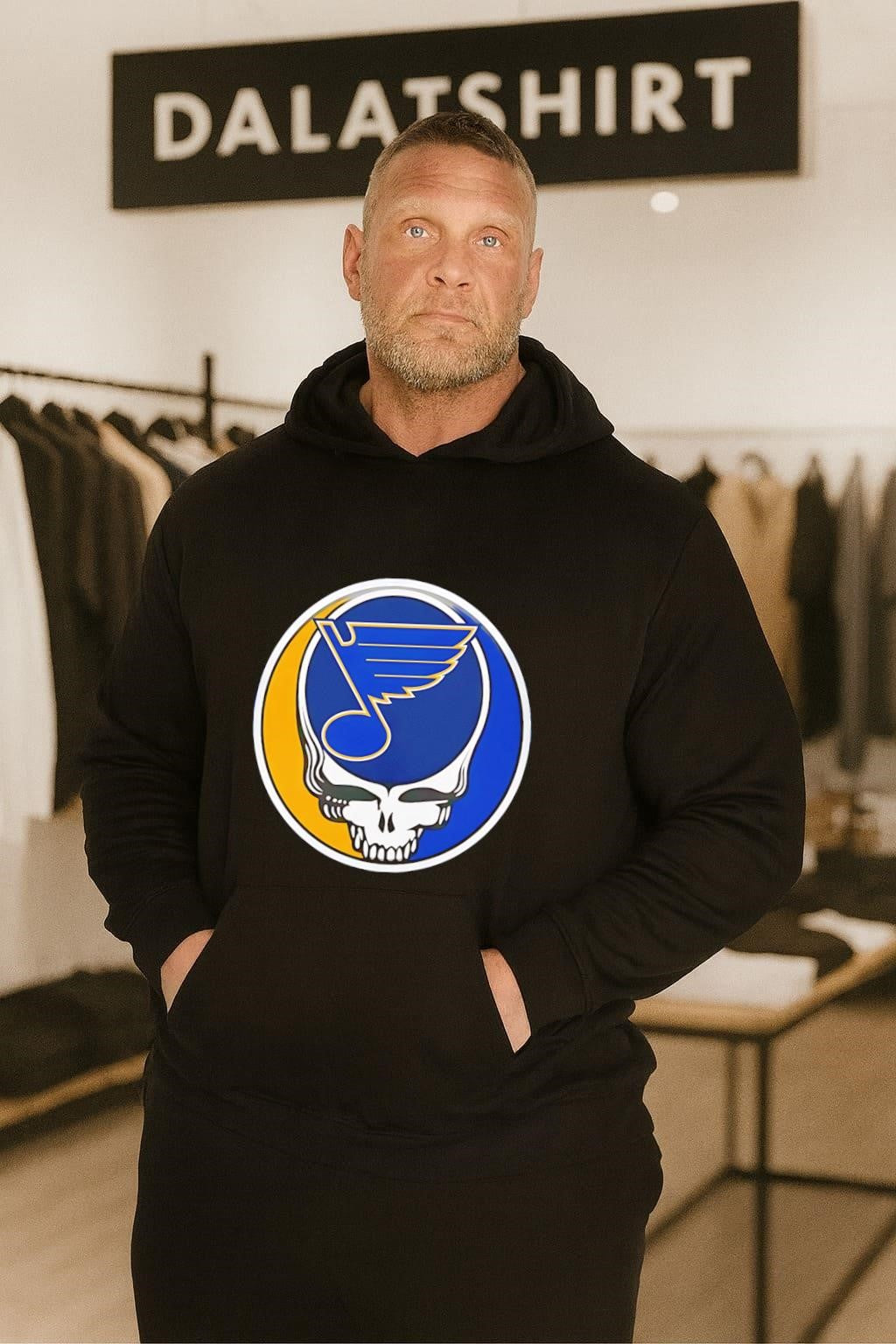 St. Louis Blues Grateful Dead Skull shirt