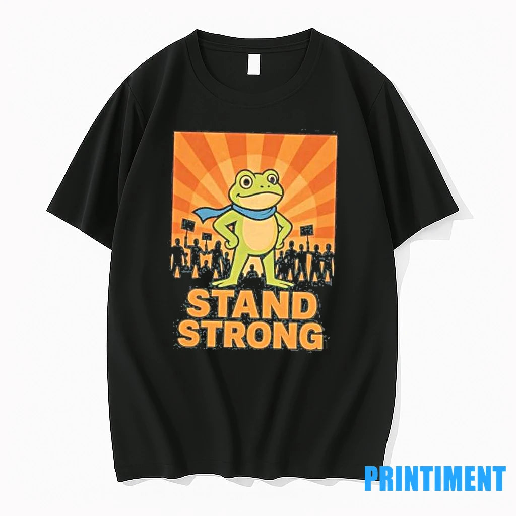 Stand Strong Portland Frog Retro Tshirts Sweater