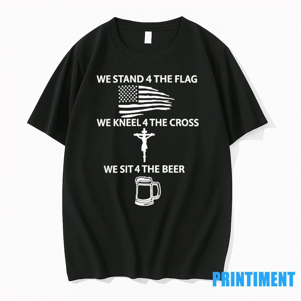 Stand For The Flag Sit For The Beer Tshirts Sweater