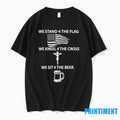 Stand For The Flag Sit For The Beer Tshirts Sweater