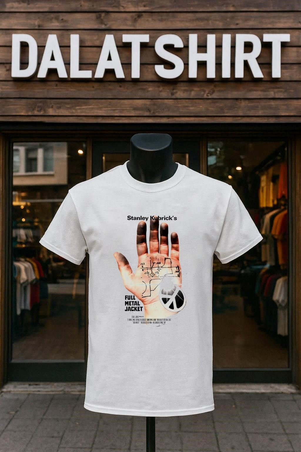 Stanley Kubrick’s Full Metal Jacket hand shirt