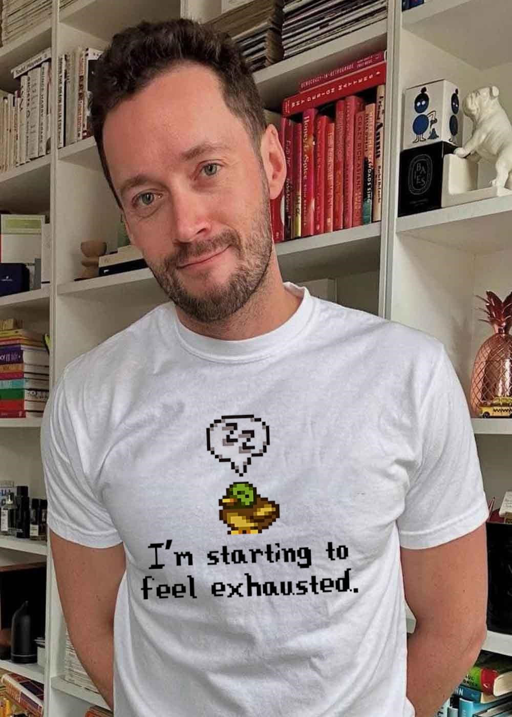 Stardew Valley Duck I’m Starting To Feel Exhausted shirt