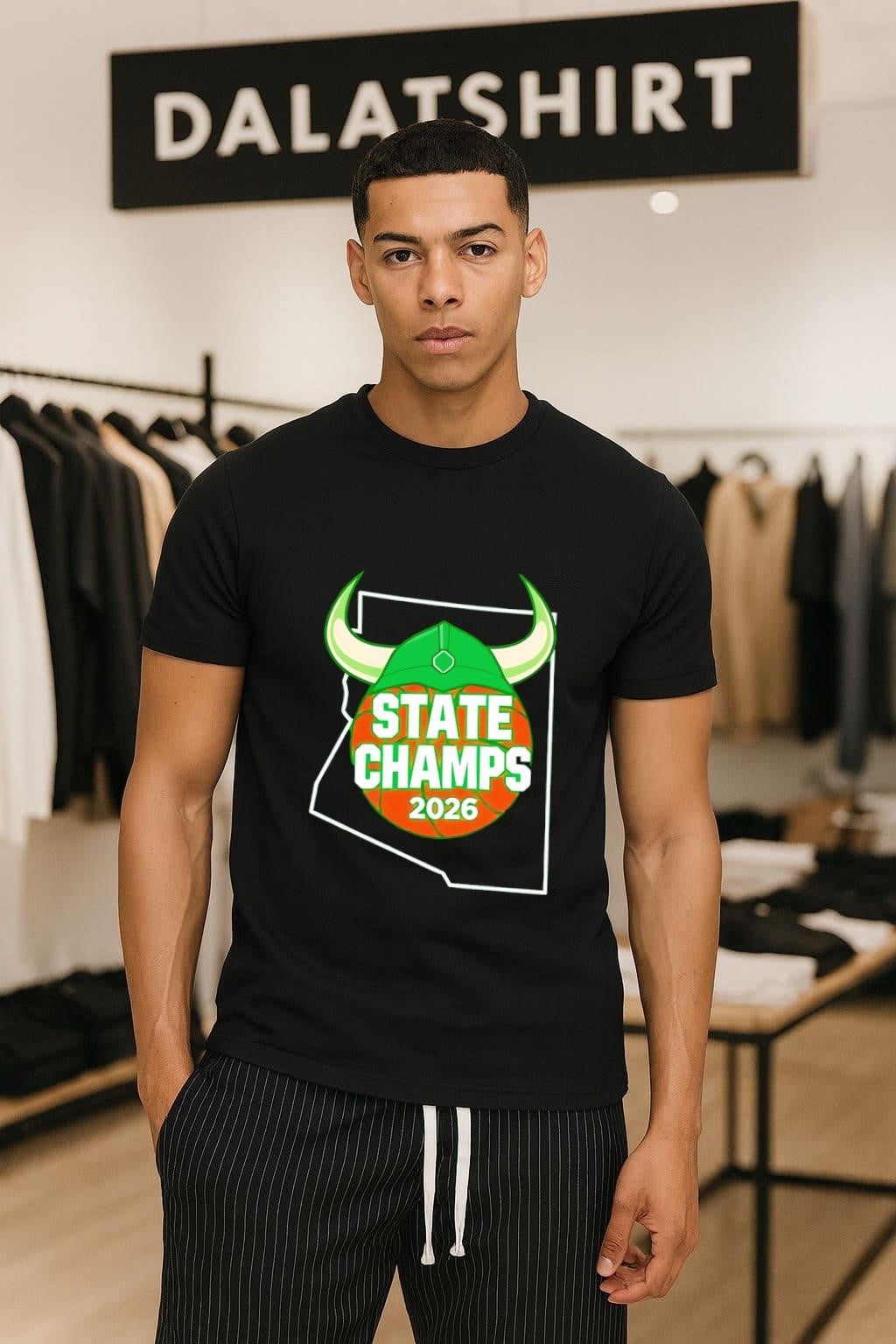 State Champs 2026 Arizona Basketball Viking Helmet shirt