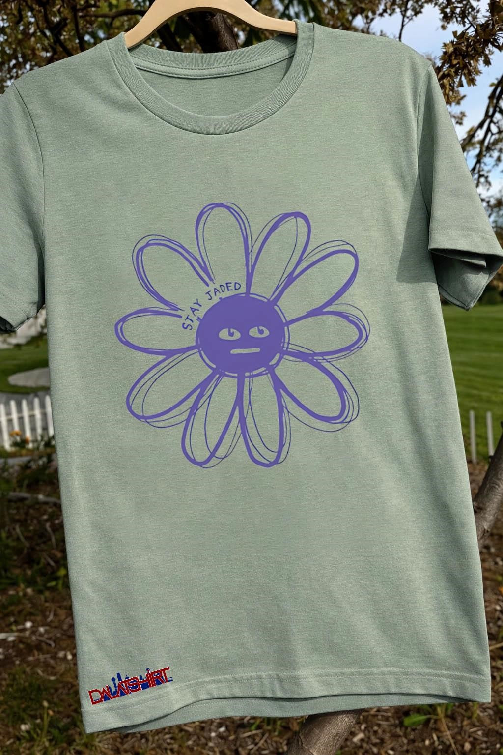Stay Jaded flower shirt