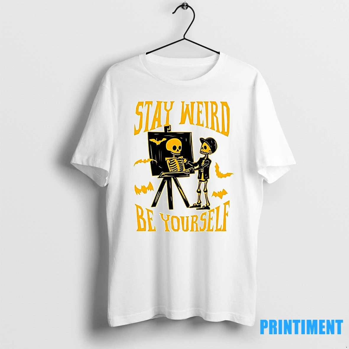 Stay Weird Skeleton Be Yourself Halloween Tshirts Sweater