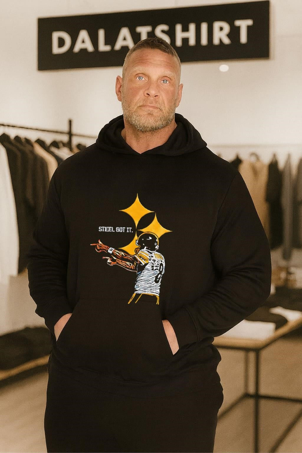 Steel Got It Pittsburgh Football Player Number Eight Pointing shirt