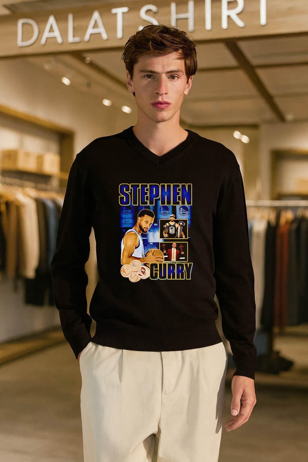Stephen Curry Warriors Champion Four Rings Basketball shirt