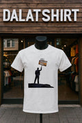 Still Choosing You Man Holding Sign On Hill Silhouette shirt
