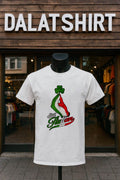 Still Italian Hand Gesture Holding Green Shamrock Graphic shirt