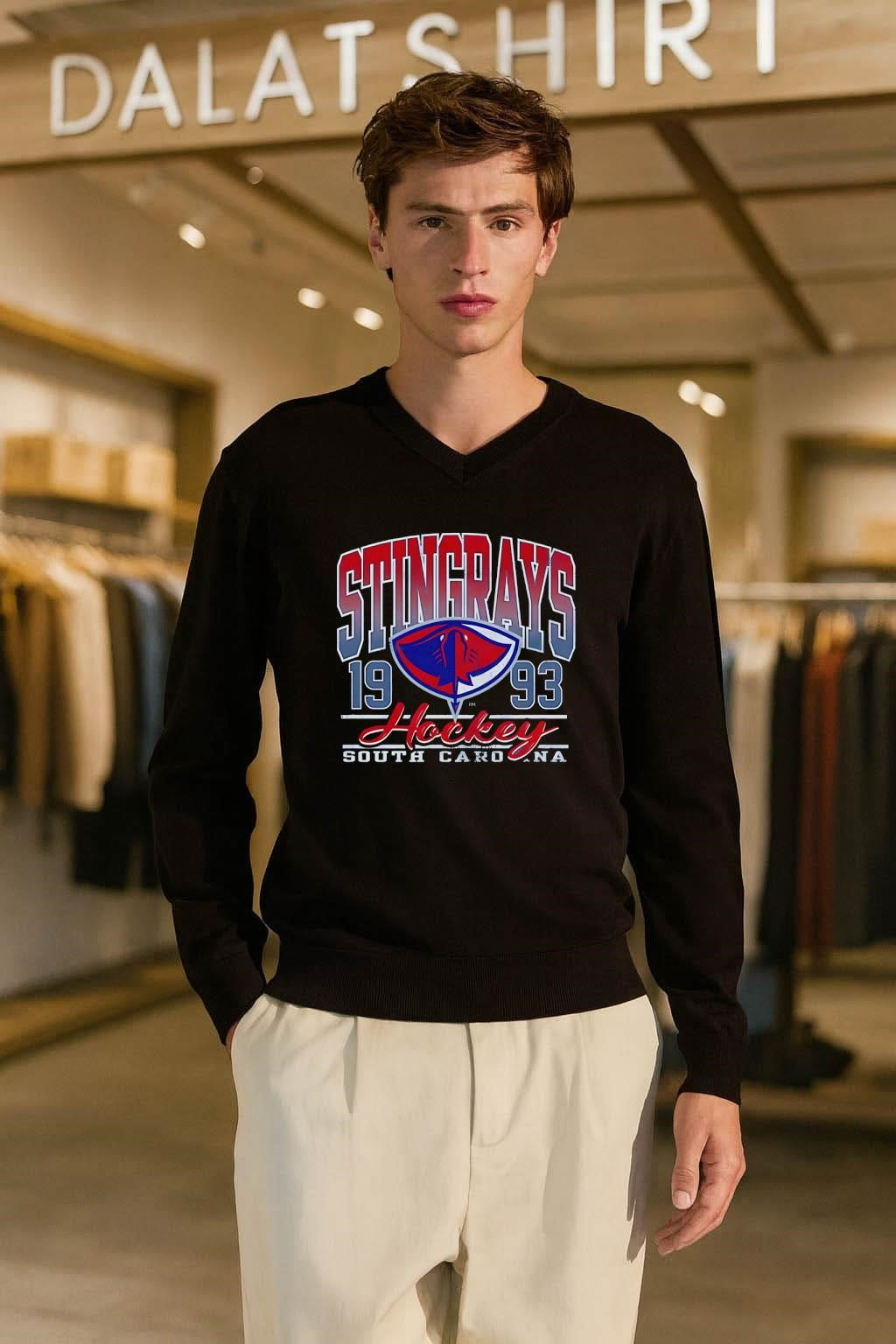 Stingrays 1993 Hockey South Carolina Team Logo shirt