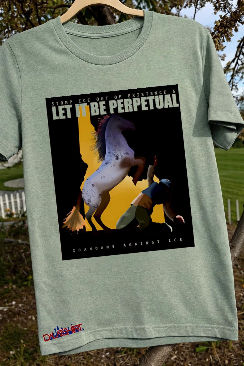 Stomp Ice Out of Existence Idahoans Against Ice Horse shirt