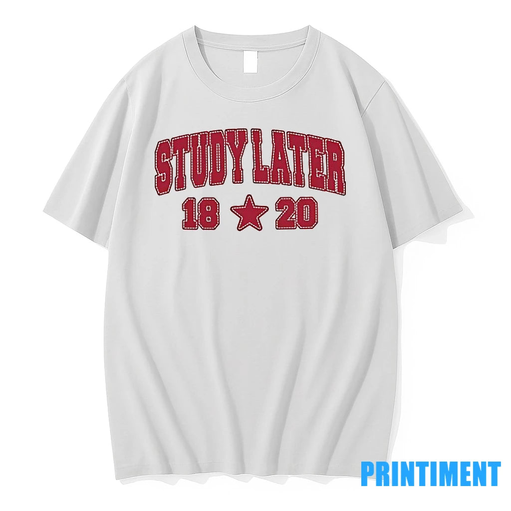 Study Later 1820 Star Tshirts Sweater