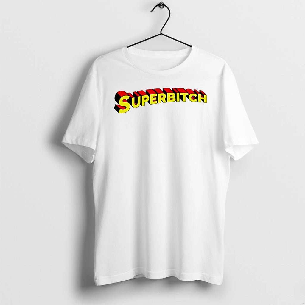 Superbitch Superman Logo Tshirts Sweater