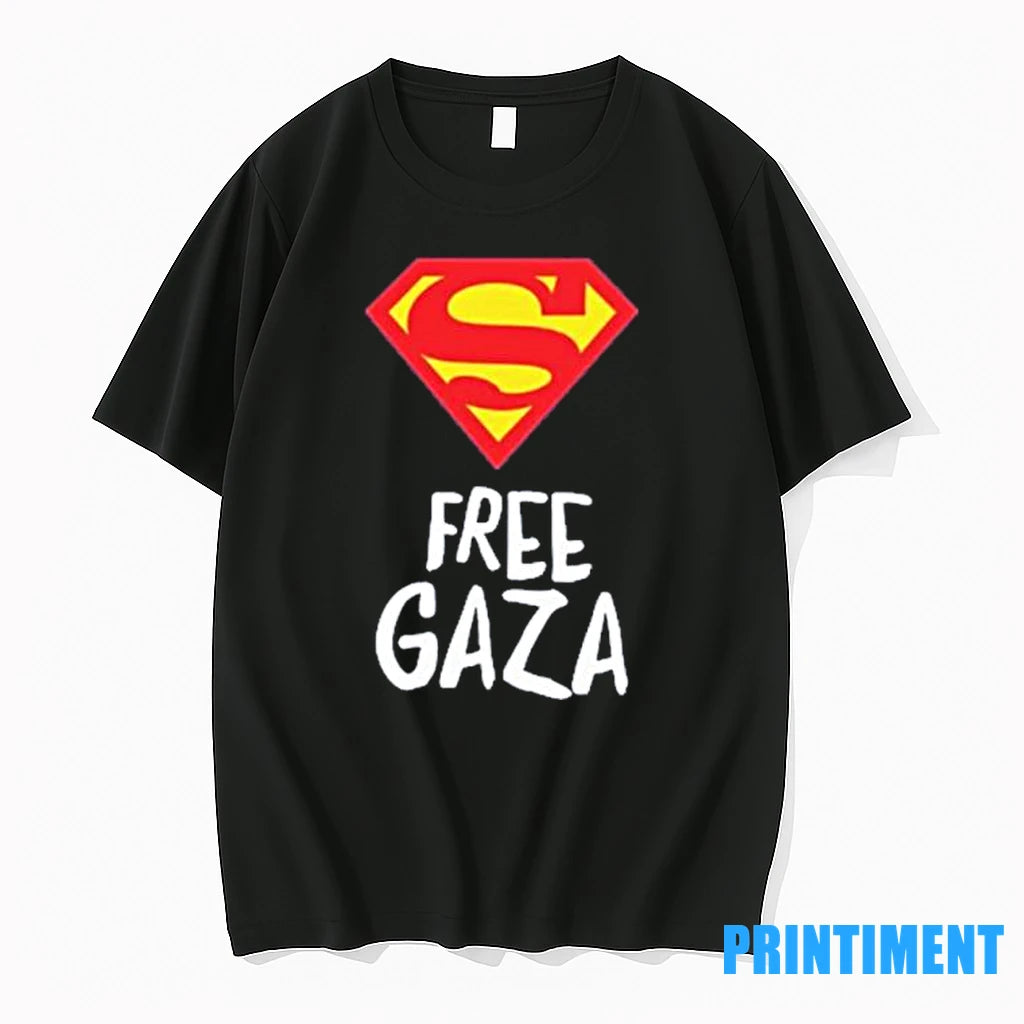 Superman Ferri Free Gaza Tshirts Sweater