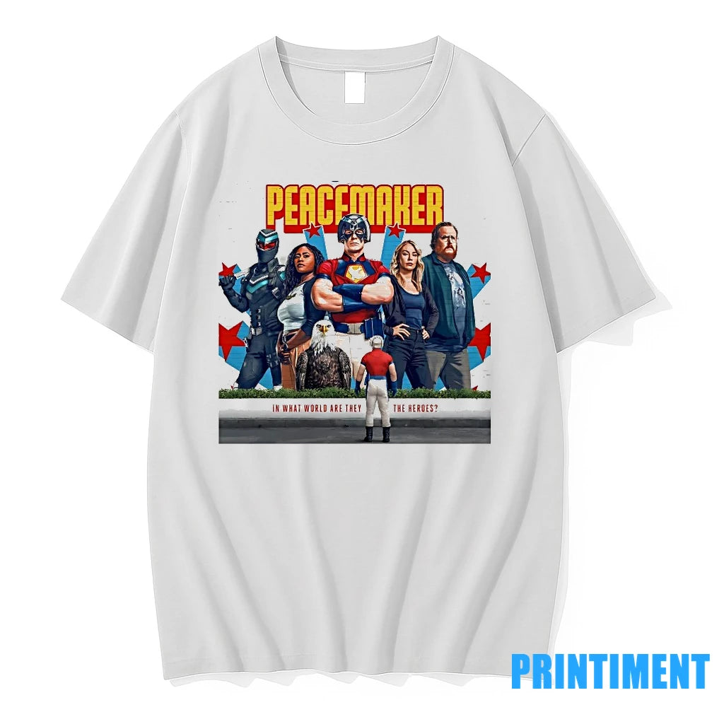 Superman Peacemaker In What World Are They The Heroes Tshirts Sweater