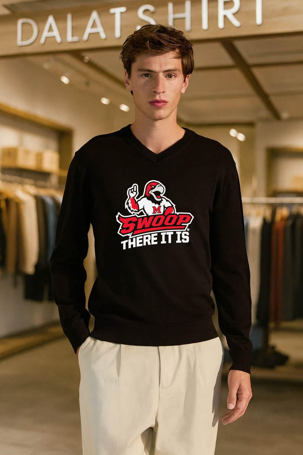 Swoop There It Is Miami Redhawks Mascot shirt