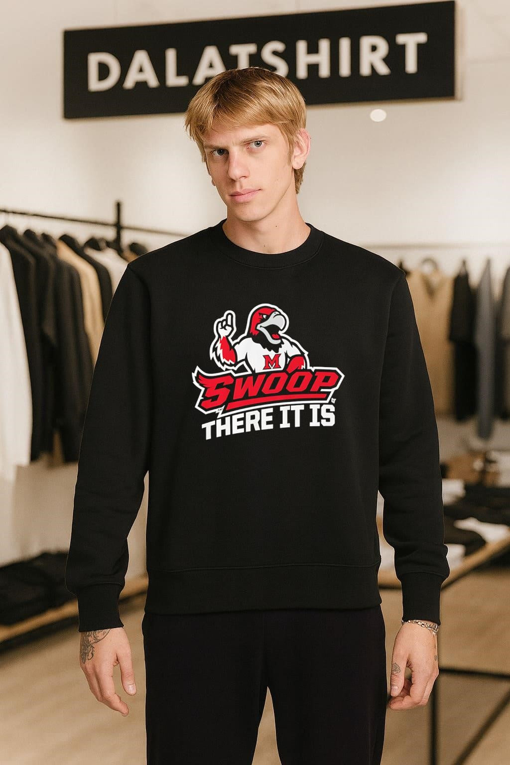 Swoop There It Is Miami Redhawks Mascot shirt