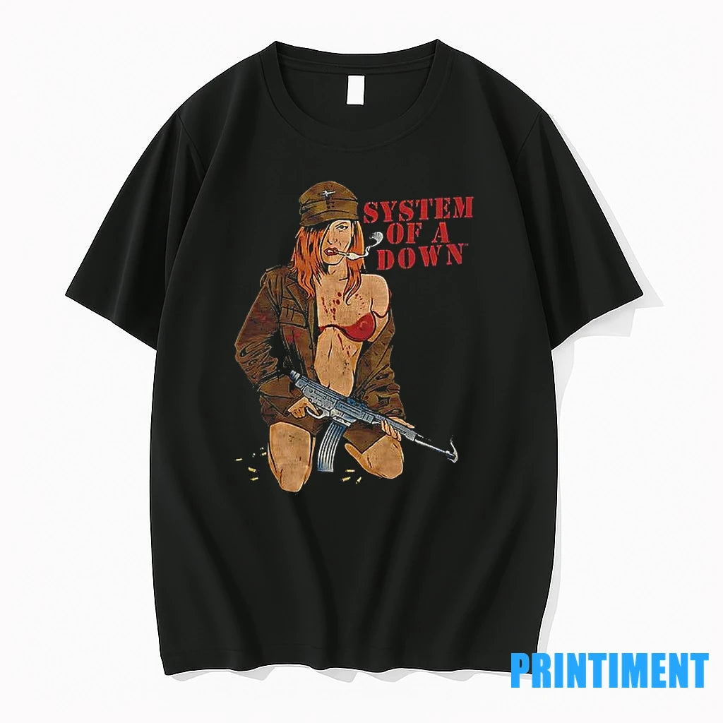System Of A Down Girl Sexy Smocking Tshirts Sweater