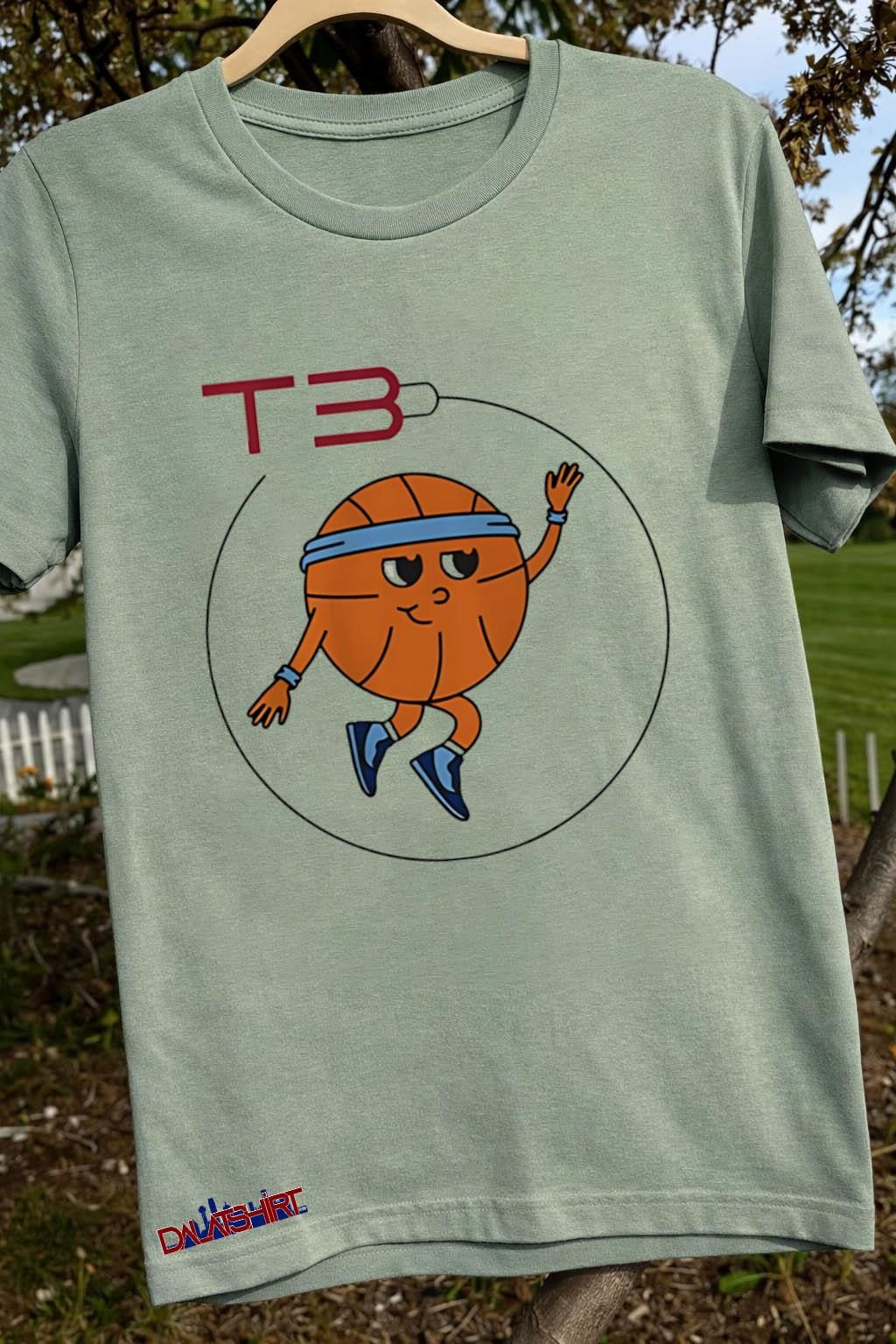 T3 Basketball Logo funny shirt