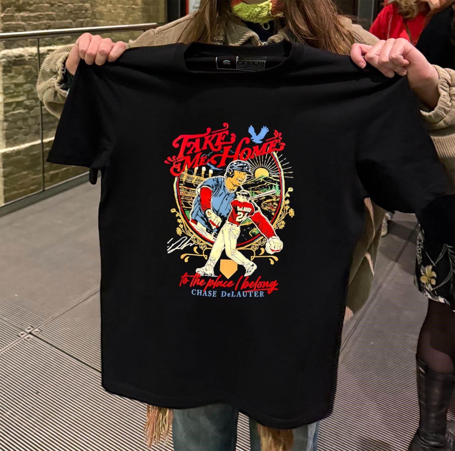 Take Me Home To The place belong Chase DeLauter Cleveland Guardians shirt