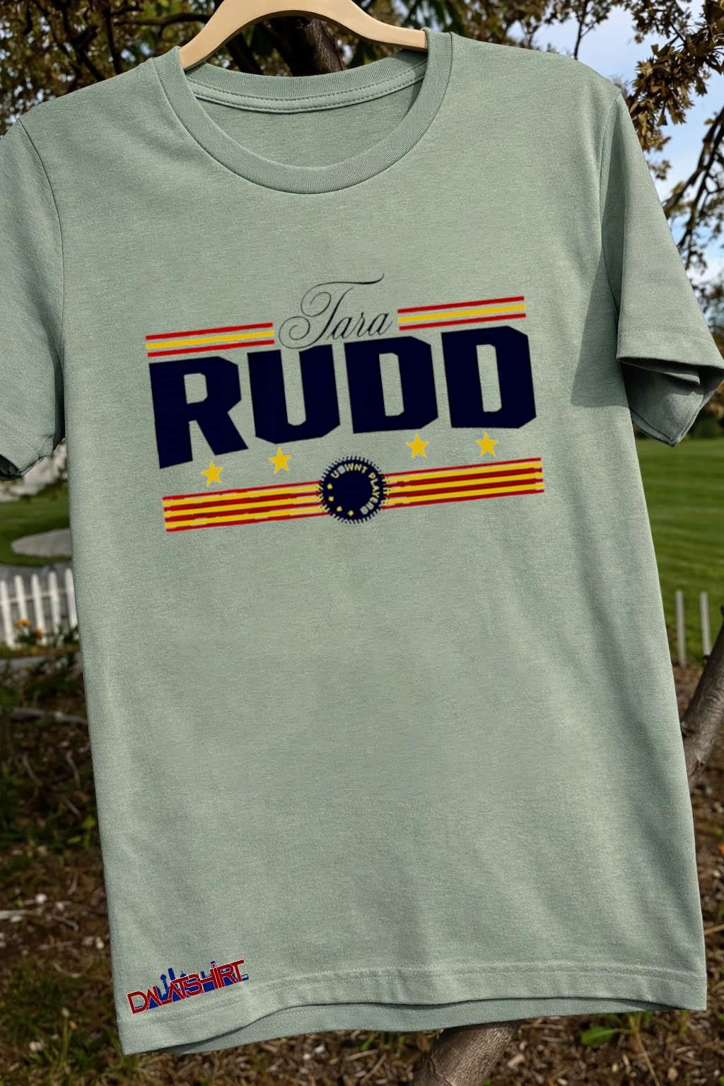 Tara Rudd USWNT Players stars and stripes graphic shirt