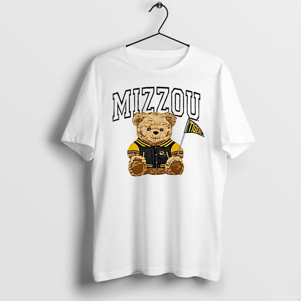 Teddy Bear Mizzou Tigers Cartoon Tshirts Sweater